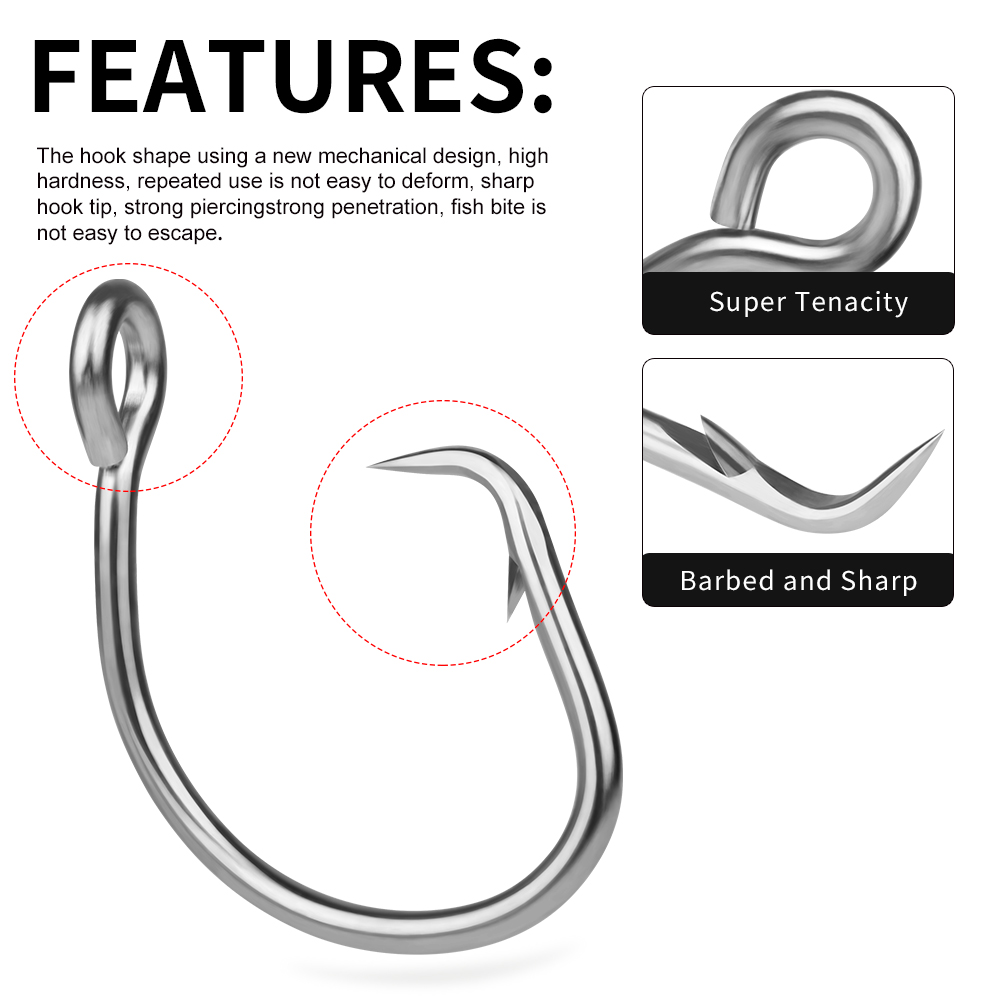 KATYUSHA 11/0-12/0-13/0-14/0-1 - مراجعة Fishing Hook Circle وسعره