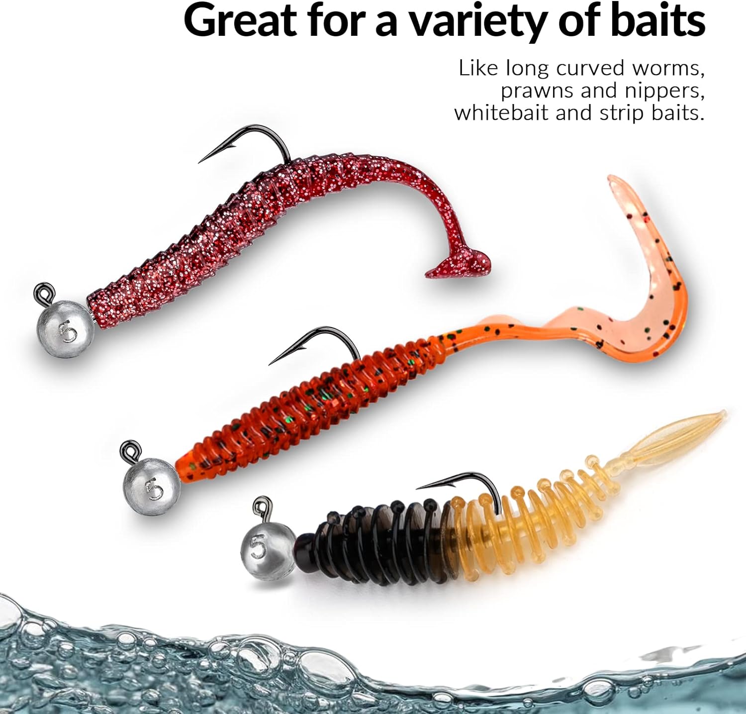 1.8g-28g 95% Solid  crank Jig  - مراجعة Fishing Hook Barbless وسعره