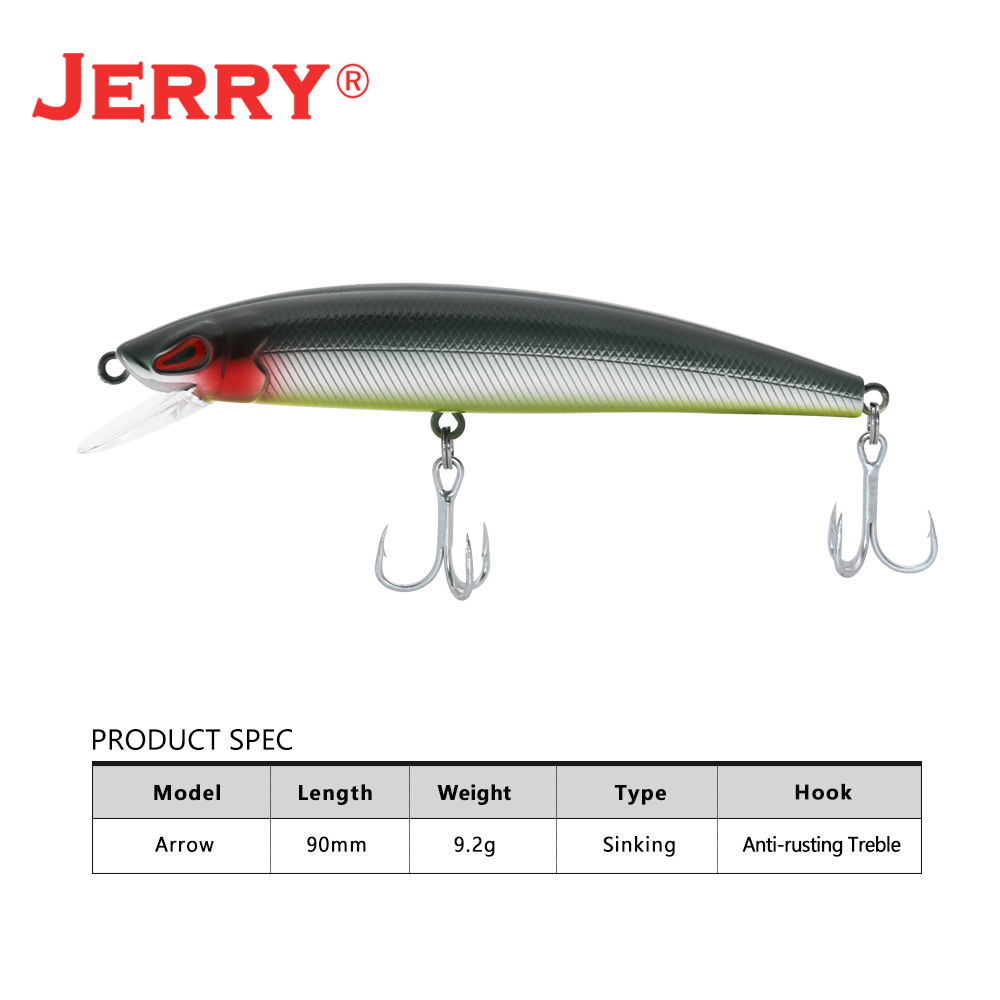 Jerry Arrow Sinking Casting Tr - مراجعة Fishing Hook Treble وسعره
