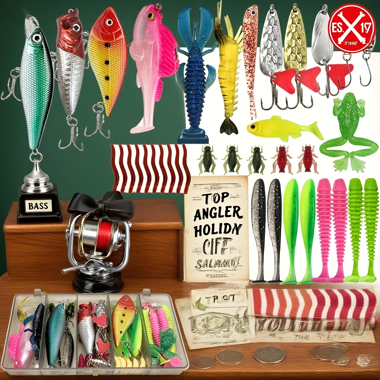 133Pcs Premium Fishing Lures T - مراجعة Fishing Hook Jig وسعره