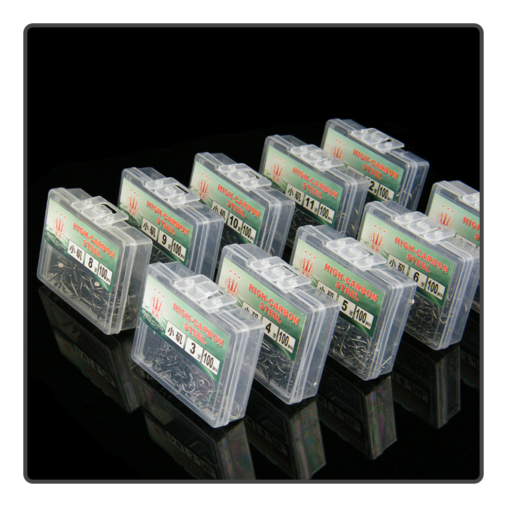 100 Pcs/Box KOISO Fish Hooks W - مراجعة Fishing Hook Assortment وسعره