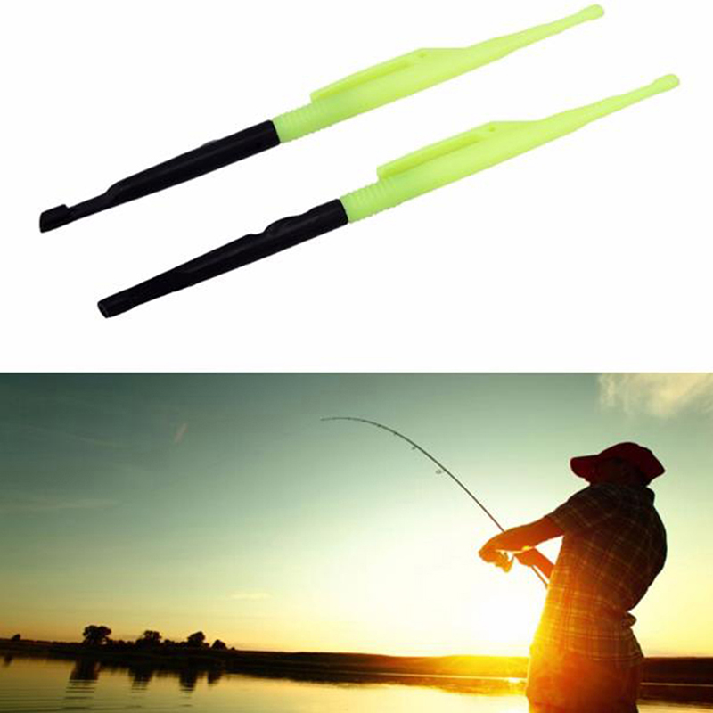 New 2Pcs Stainless Steel Loop  - مراجعة Fishing Hook Remover وسعره