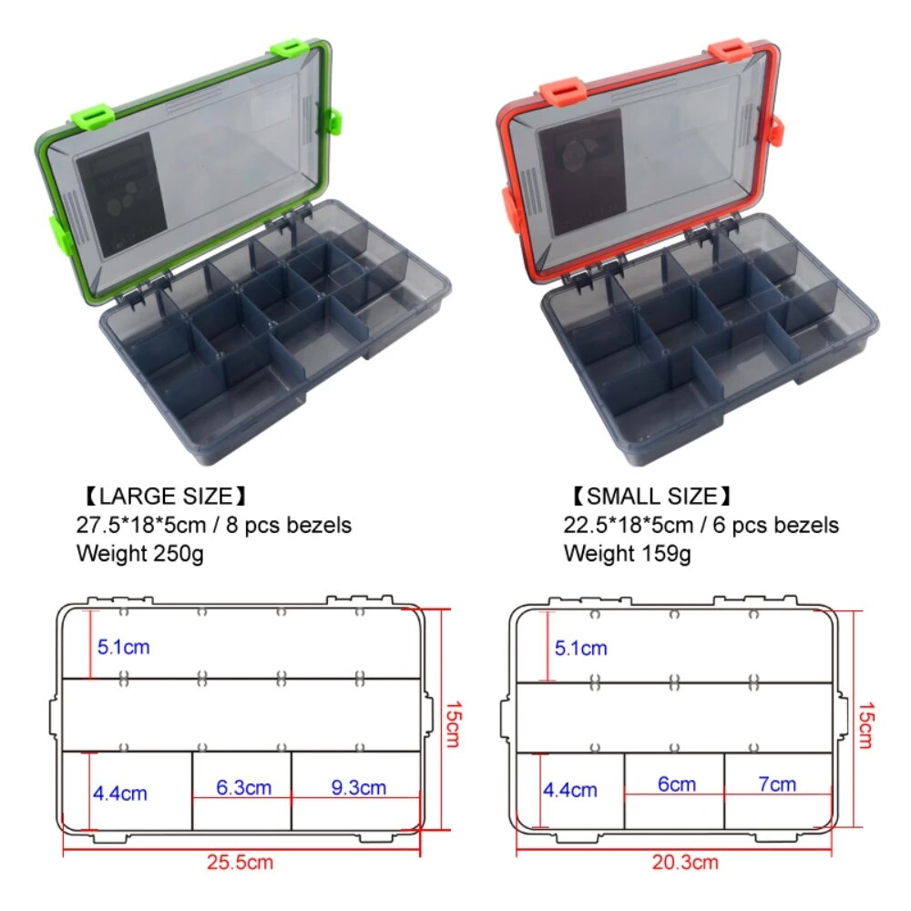 Fishing Tackle Box Large Capac - مراجعة Fishing Hook Size وسعره