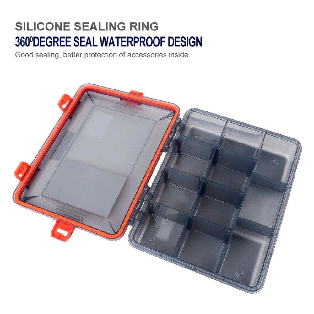Fishing Tackle Box Large Capac - مراجعة Fishing Hook Size وسعره