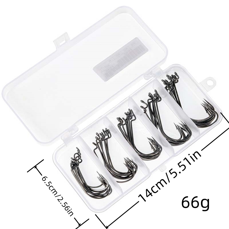 50Pcs/Box High Carbon Steel Fi - مراجعة Fishing Hook Jig وسعره