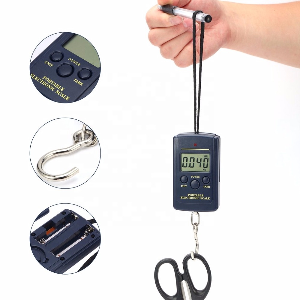 40kg/10g Digital Hanging Lugga - مراجعة Fishing Hook وسعره